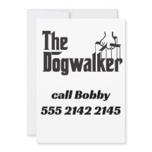 Funny Parody Dog Walker Trainer Sitter 