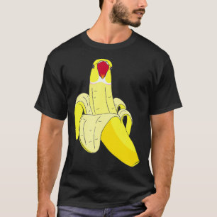 Funny Parrot Bird Pet Birb memes Banana Indian T-Shirt