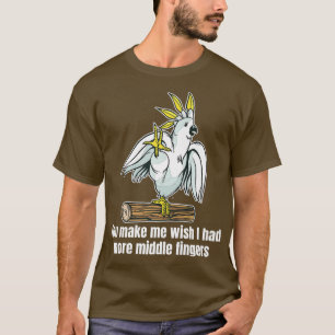Funny Parrot Cockatoo Inappropriate Premium T-Shirt