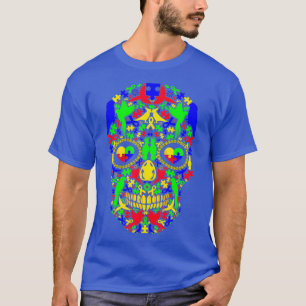 Funny Parrot Skull Autism Awareness Animals T-Shirt
