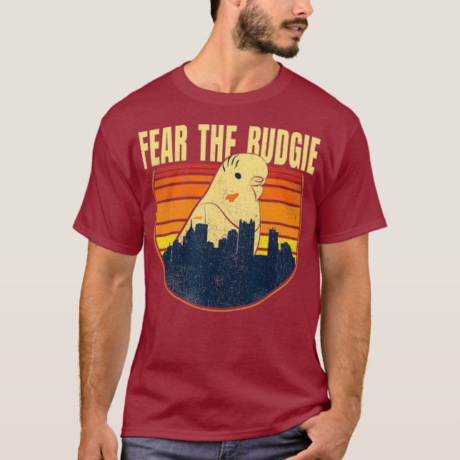 Funny Parrots Men Shirt For Parakeet Lovers (Front)