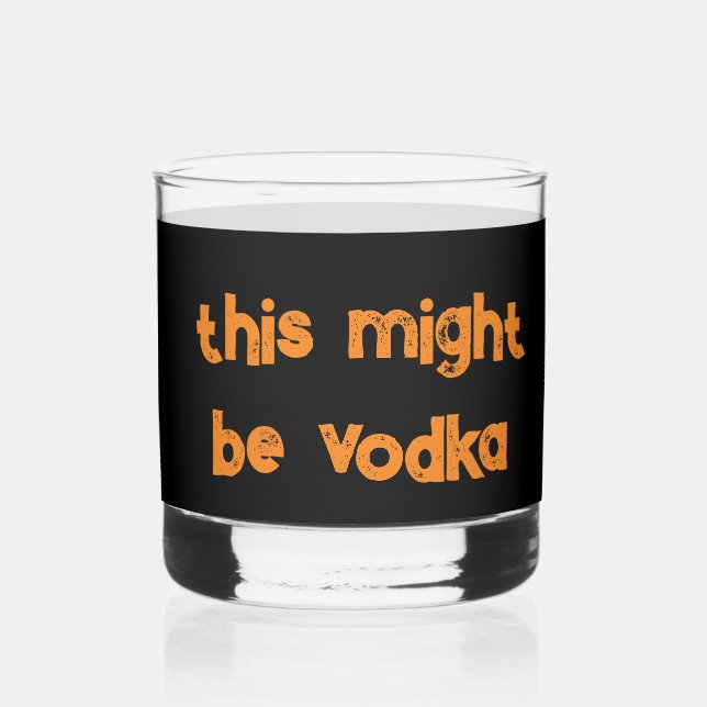 Funny Party Glasses With Humourous Saying (Back)