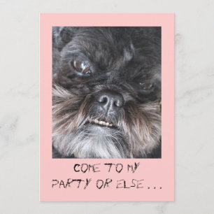 Funny party invitation