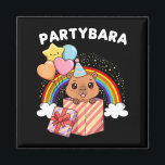 Funny Partybara Capybara Happy Birthday Kids Boys  Magnet<br><div class="desc">Funny Partybara Capybara Happy Birthday Kids Boys Girls</div>