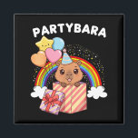 Funny Partybara Capybara Happy Birthday Kids Boys  Magnet<br><div class="desc">Funny Partybara Capybara Happy Birthday Kids Boys Girls</div>