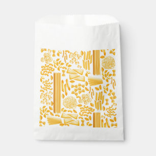 funny pasta print noodles pattern favour bags
