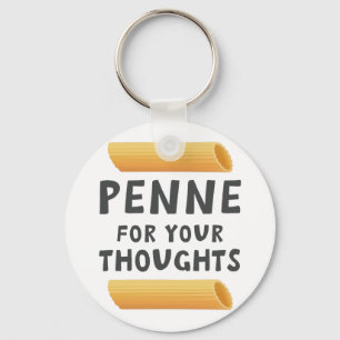 Funny Pasta Pun Key Ring
