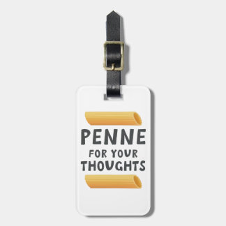 Funny Pasta Pun Luggage Tag