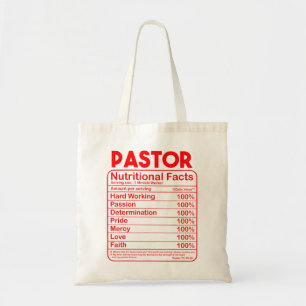 Funny Pastor Appreciation Gift For Men Women Cool Tote Bag