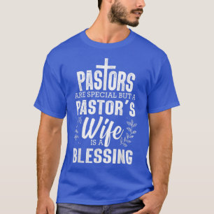 Funny Pastor Art For Women Wife Pastor Preacher Ch T-Shirt