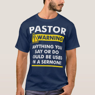 Funny Pastor Biblical Clothing For Adults Preacher T-Shirt