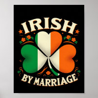 Funny Patricks Day Irish By Marriage Retro Irish F