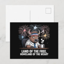 Funny Patriotic Buffalo Tired Office Worker
