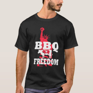 Funny Patriotic Grilling Accessories Barbecue Free T-Shirt