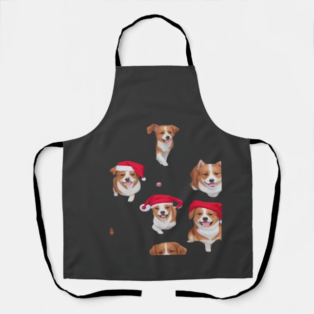 funny patterns christmas yule yuletide Classic T-S Apron (Front)