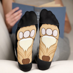 Funny paw dog puppy leg Feet Socks Knee Animal