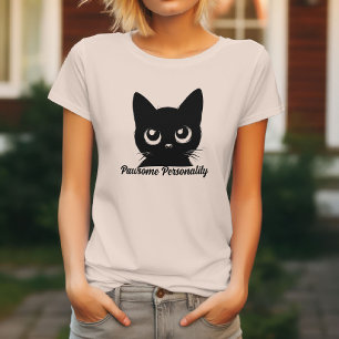 Funny Paw some Personality Cat T-Shirt  