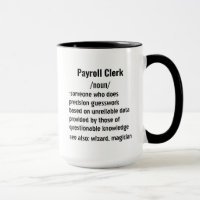 Funny Payroll Clerk Definition gifts for men women