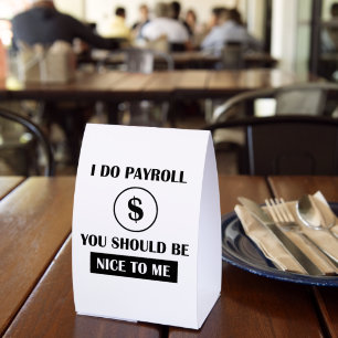 Funny Payroll Manager Office Humour