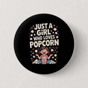 Funny Pcorn Art For Women Girls Kid P Corn Pcorn L 6 Cm Round Badge