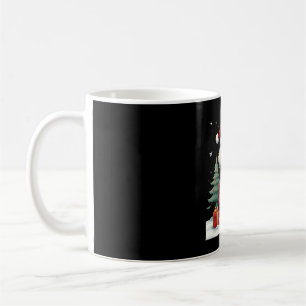 Funny Peace Hand Maltese Christmas Lights Womens M Coffee Mug