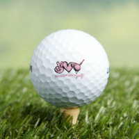 Funny Peace Love Golf Player Sport Lovers