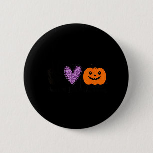 Funny Peace Love Halloween Black Cat 6 Cm Round Badge