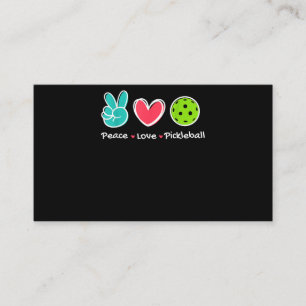 Funny Peace Love Pickleball Court Play Loves Pickl Enclosure Card