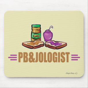 Funny Peanut Butter & Jelly Mouse Mat