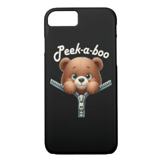 Funny - Peekabo - Bear iPhone 8/7 Case