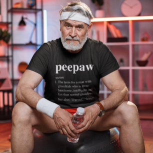 Funny Peepaw Definition Grandfather Cool T-Shirt