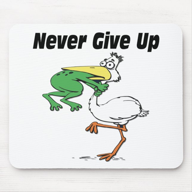 Funny Pelican Mouse Mat (Front)