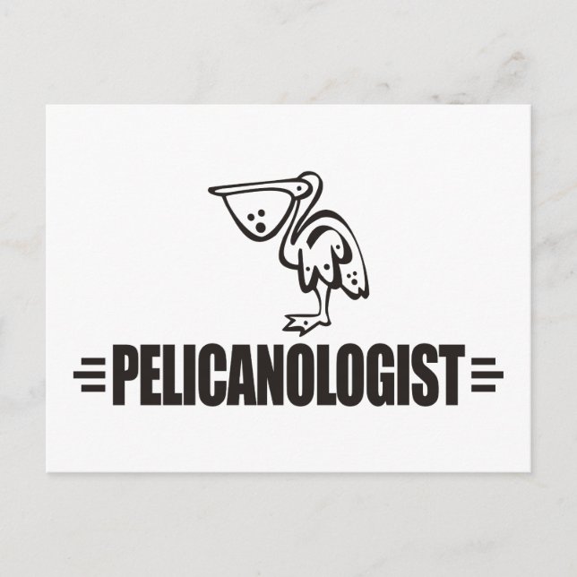 Funny Pelican Postcard (Front)