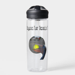 Funny Pelican Tennis Player,  Water Bottle