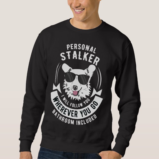 Funny Pembroke Welsh Corgi Dog Sweatshirt (Front)
