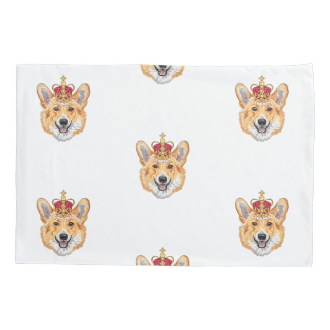 Funny Pembroke Welsh Corgi Pillowcase (Back)