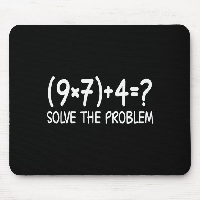 Funny Pemdas Elementary Math Teacher Brainrot 67 M Mouse Mat (Front)