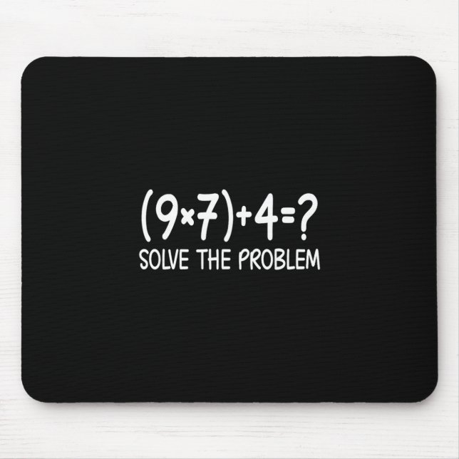 Funny Pemdas Elementary Math Teacher Brainrot 67 M Mouse Mat (Front)
