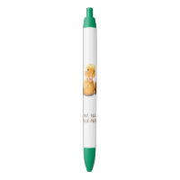 Funny Pen with Happy Duck Smile - Custom Text