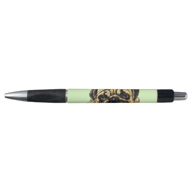 Funny Pen with Pug Dog (Front)