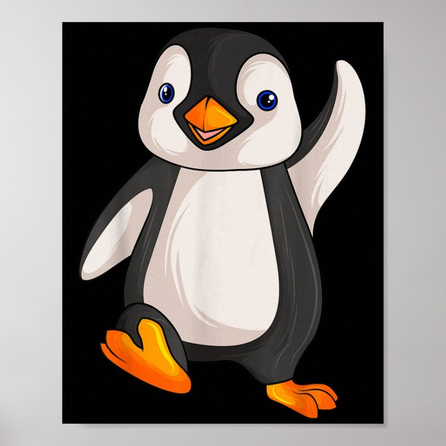 Funny Penguin Apparel S Uni-adults Kids Children B Poster (Front)