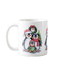 Funny Penguin Christmas Matching Family Pyjamas