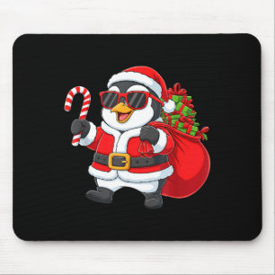 Funny Penguin Christmas Santa Outfit Xmas Boys Gir Mouse Mat
