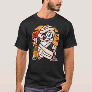 Funny Penguin Halloween Mummy Penguin T-Shirt