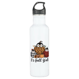 Funny Penguin It’s Fall Y’all Thanksgiving Lover 710 Ml Water Bottle