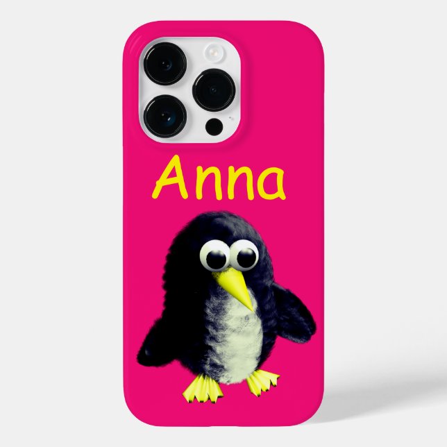 Funny penguin, personalised  Case-Mate iPhone case (Back)