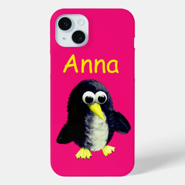 Funny penguin, personalised  Case-Mate iPhone case (Back)