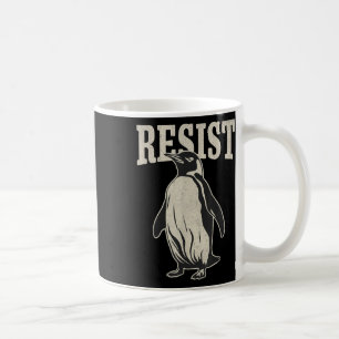 Funny Penguin Resist Cool Penguins Resist  Coffee Mug