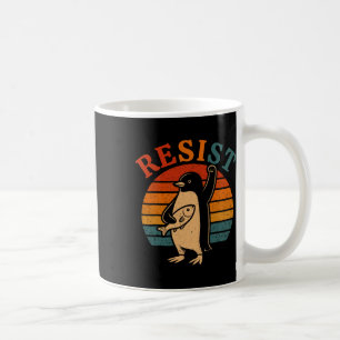 Funny Penguin Resist Penguins Protest Against Tari Coffee Mug