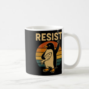 Funny Penguin Resist Penguins Protest Against Tari Coffee Mug